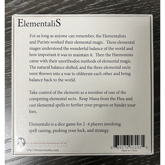Elementalis Dice Game by Robert Kalajian Jr. Tremorworks, Complete! - Picture 8 of 10